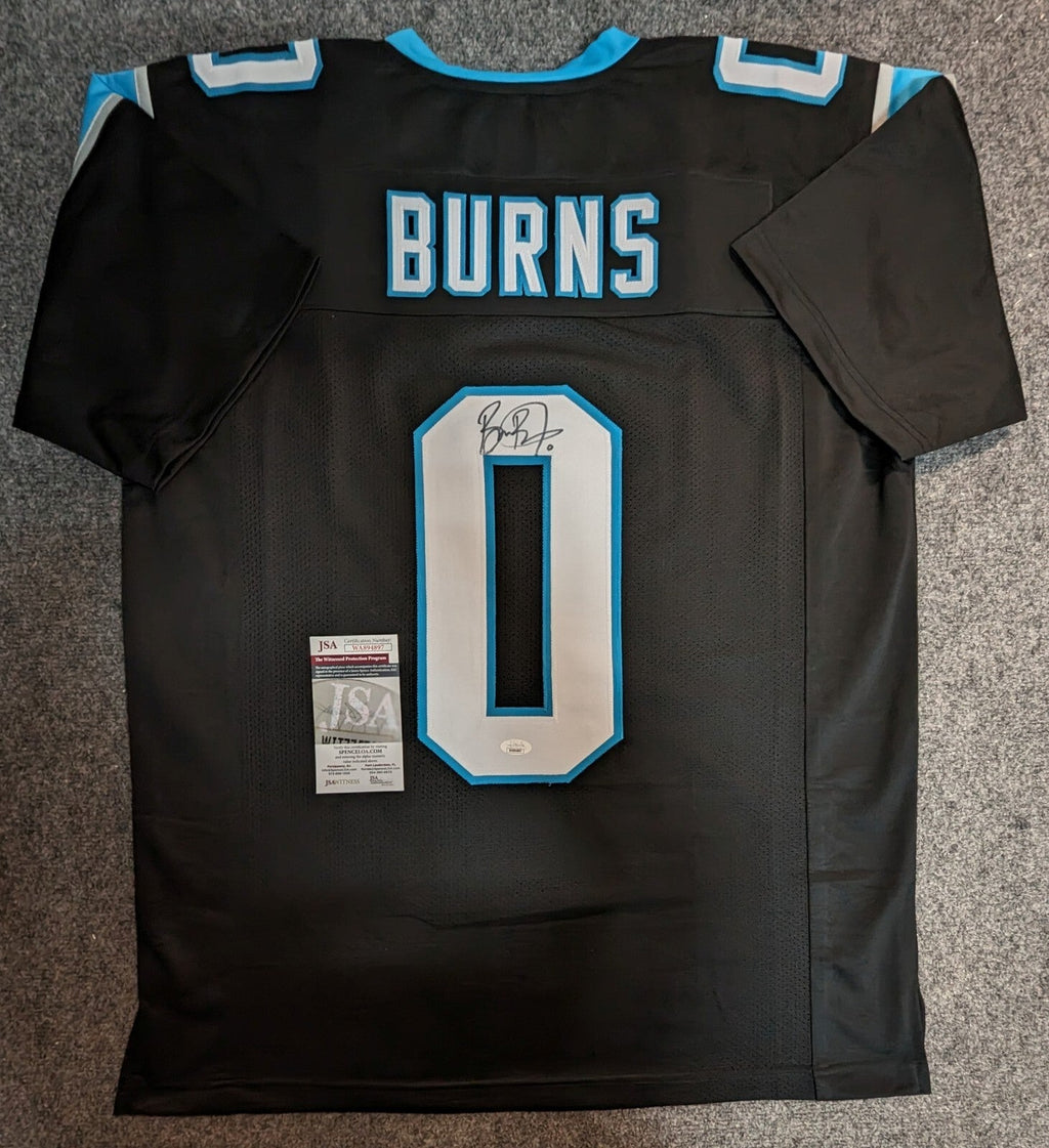Carolina Panthers Brian Burns Autographed Signed Jersey Jsa  Coa Number Zero