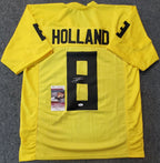 Oregon Ducks Jevon Holland Autographed Signed Jersey Jsa Coa
