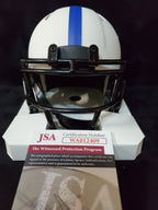 Indianapolis Colts Gary Brackett Autographed Signed Lunar Mini Helmet Jsa Coa