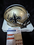 New Orleans Saints Bryan Bresee Signed Speed Mini Helmet Jsa Coa
