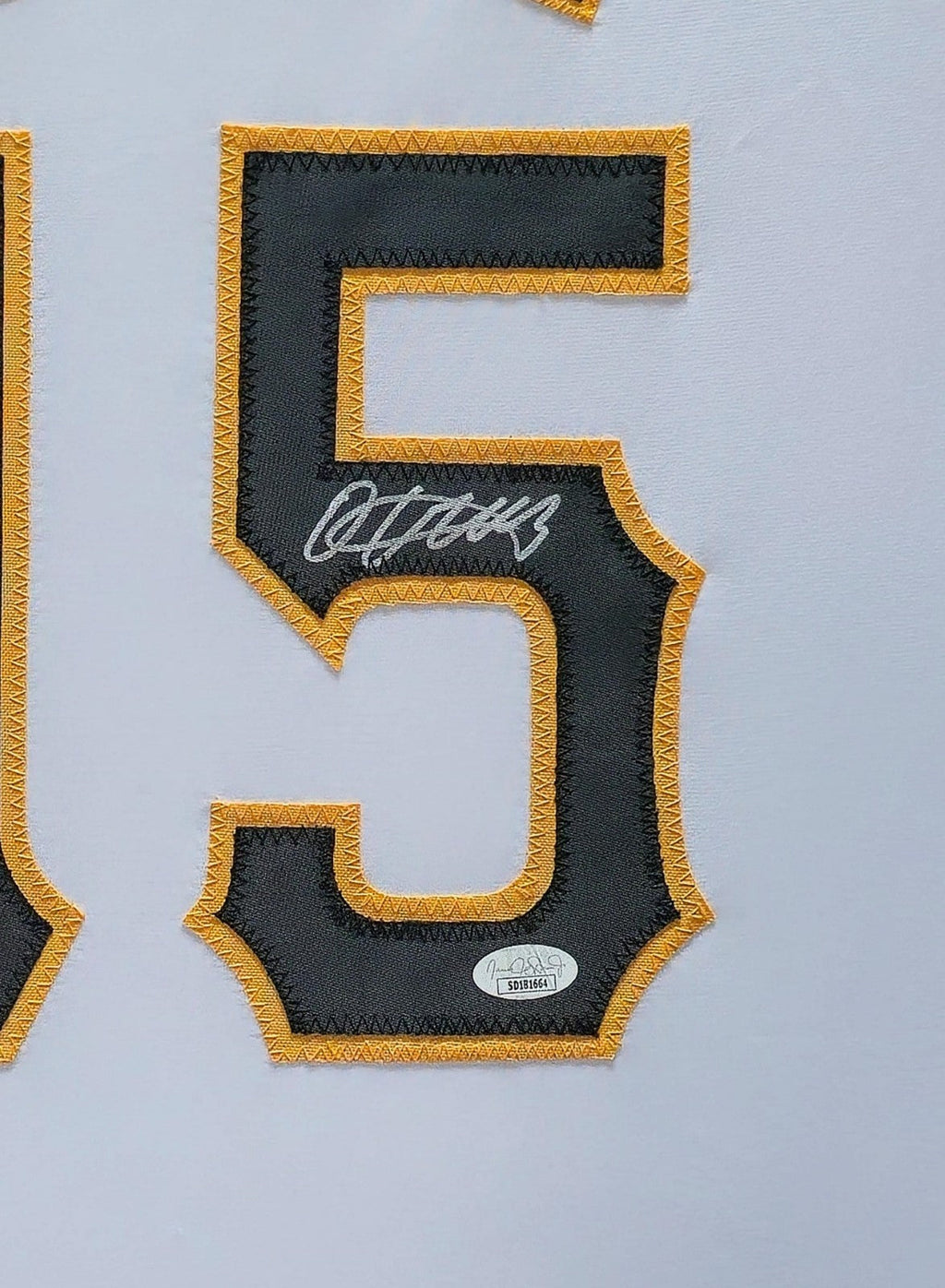 Framed Pittsburgh Pirates Oneil Cruz Autographed Signed Jersey Jsa Coa