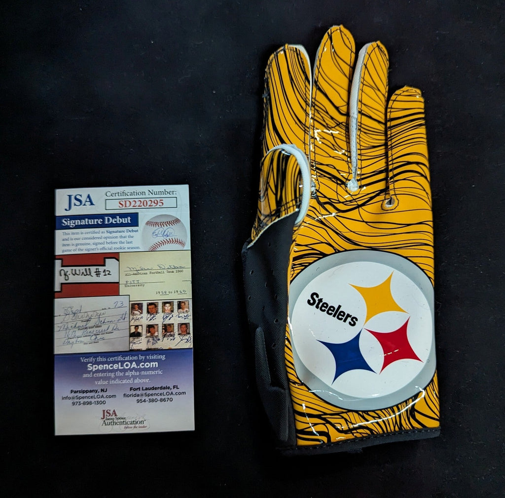 Pittsburgh Steelers Joey Porter Jr Signed Glove Jsa Coa