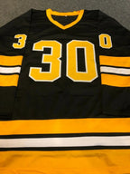 Boston Bruins Gerry Cheevers Autographed Signed Inscribed Jersey Jsa Coa