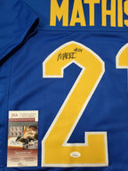 Pitt Panthers Damarri Mathis Autographed Signed Jersey Jsa Coa