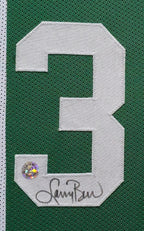 Framed Boston Celtics Larry Bird Autographed Signed Jersey Larry Bird Holo