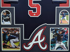 Framed Atlanta Braves Freddie Freeman Autographed Signed Jersey Lojo Sports Holo