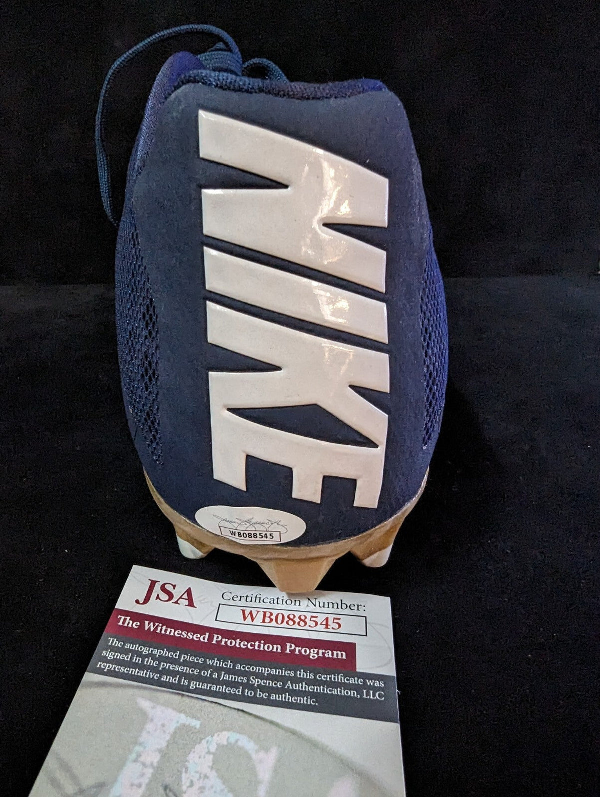 Notre Dame Fighting Irish Rudy Ruettiger Autographed Signed Cleat Jsa Coa
