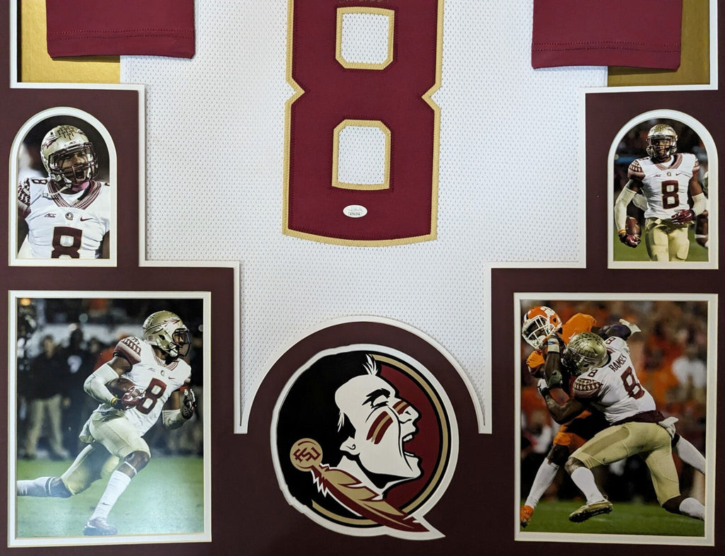 Framed Florida State Seminoles Jalen Ramsey Autographed Jersey Jsa Coa