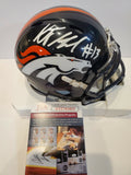 Kj Hamler Autographed Signed Denver Broncos Speed Mini Helmet Jsa Coa