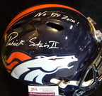 Denver Broncos Pat Surtain Ii Signed Insc Speed Replica Full Size Helmet Jsa