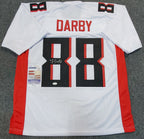 Atlanta Falcons Frank Darby Autographed Signed Jersey Jsa Coa