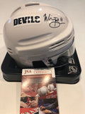 Will Butcher Autographed Signed New Jersey Devils Mini Helmet Jsa Coa
