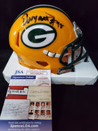 Green Bay Packers Devonte Wyatt Autographed Signed Speed Mini Helmet Jsa Coa