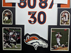 Framed Denver Broncos 2X Sb Champs 3X Autographed Signed Jersey Jsa Coa