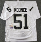 Las Vegas Raiders Malcolm Koonce Autographed Jersey Jsa Coa