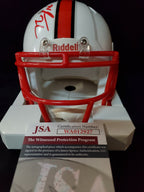 Nyheim Hines Autographed Signed Nc State Speed Mini Helmet Jsa Coa