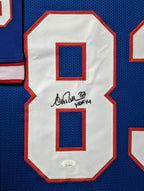 Framed Buffalo Bills Andre Reed Autographed Signed Inscribed Stat Jersey Jsa Coa