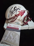Florida State Seminoles Brian Burns Autographed Signed Alt Mini Helmet Jsa