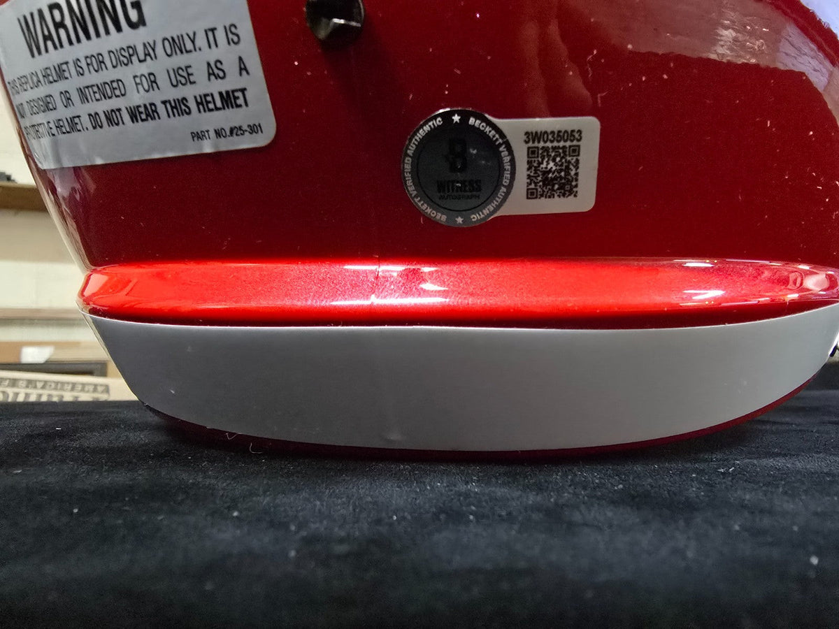 Kansas City Chiefs Trent Mcduffie Autographed Replica Full Size Helmet Bas Coa
