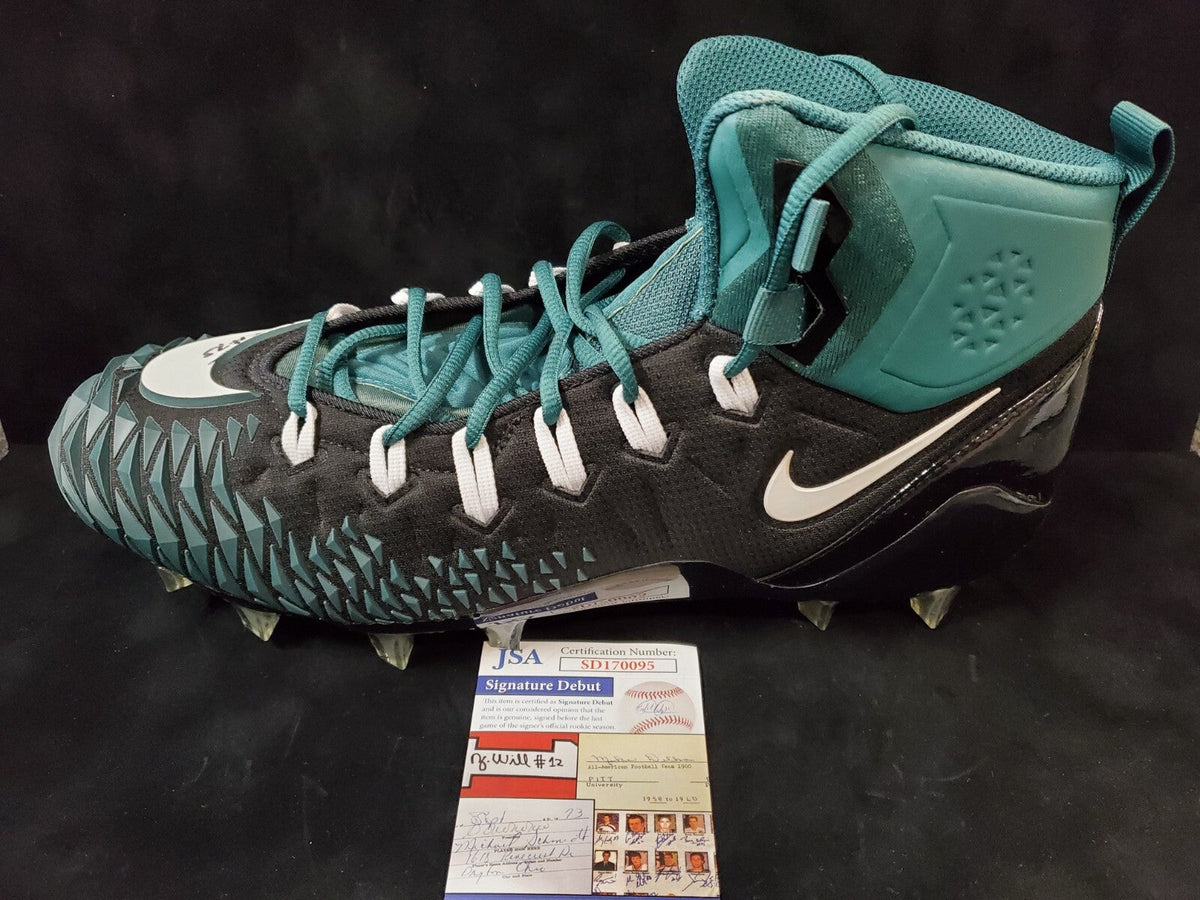 N.Y. Jets Alijah Vera-Tucker Autographed Signed Cleat Jsa Coa