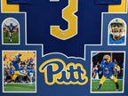 Framed Pitt Panthers Damar Hamlin Autographed Signed Jersey Beckett Holo