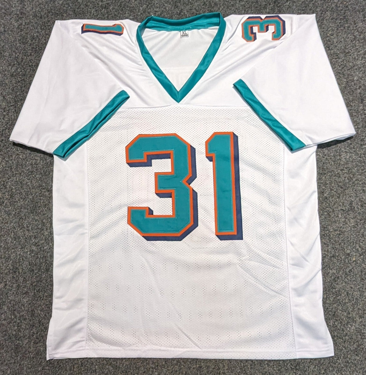 Miami Dolphins Brock Marion Autographed Signed Jersey Jsa Coa