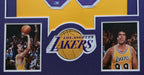Framed Los Angeles Lakers Fletch Chevy Chase Signed Jersey Beckett Coa