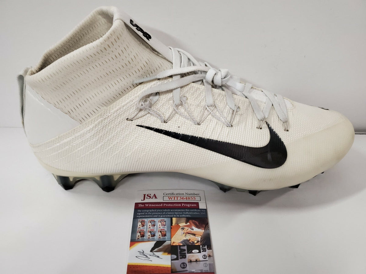 Tampa Bay Buccaneers Dexter Jackson Autographed Inscribed Nike Cleat Jsa Coa