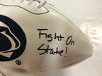 Bill Belton Autographed Signed Inscribed Penn State Logo Football Jsa  Coa