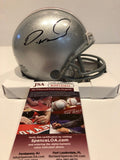 Denzel Ward Autographed Signed Ohio State Buckeyes Mini Helmet Jsa Coa
