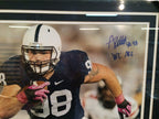 Anthony Zettel Framed Signed Inscribed Penn State 16X20 Photo Jsa Coa