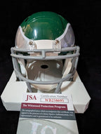 Philadelphia Eagles Bryce Huff Autographed Signed Throwback Mini Helmet Jsa Coa
