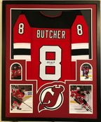Framed New Jersey Devils Will Butcher Autographed Signed Jersey Jsa Coa