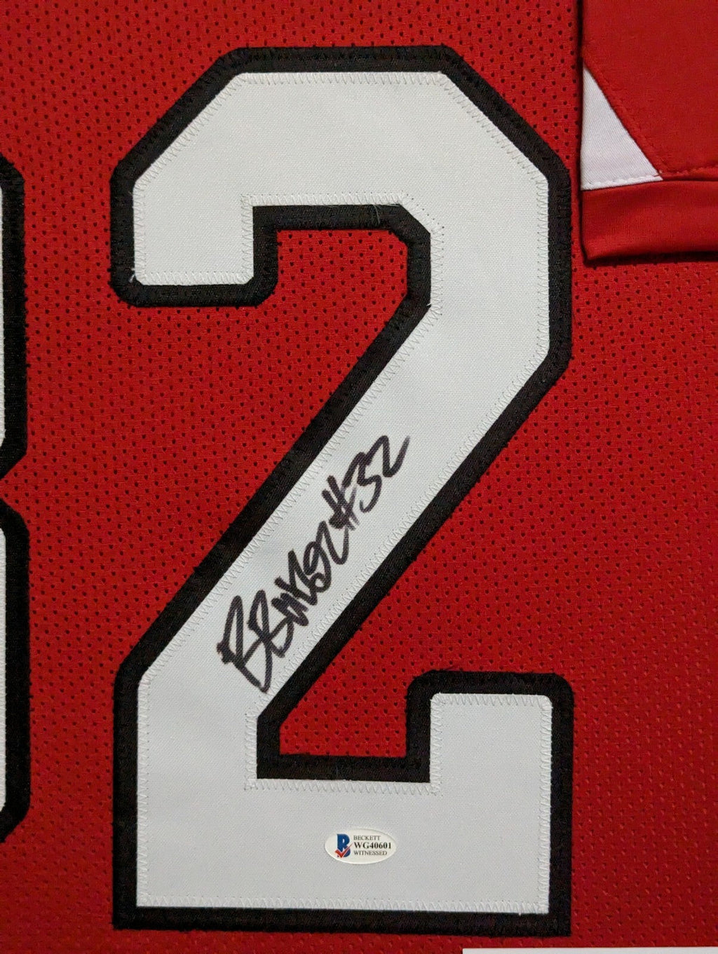 Framed Arizona Cardinals Budda Baker Autographed Signed Jersey Beckett Coa