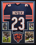 Framed Chicago Bears Devin Hester Autographed Signed Jersey Beckett Holo