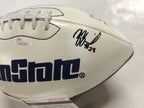 Bill Belton, Zach Zwinak Signed Inscribed Penn State Logo Football Jsa  Coa