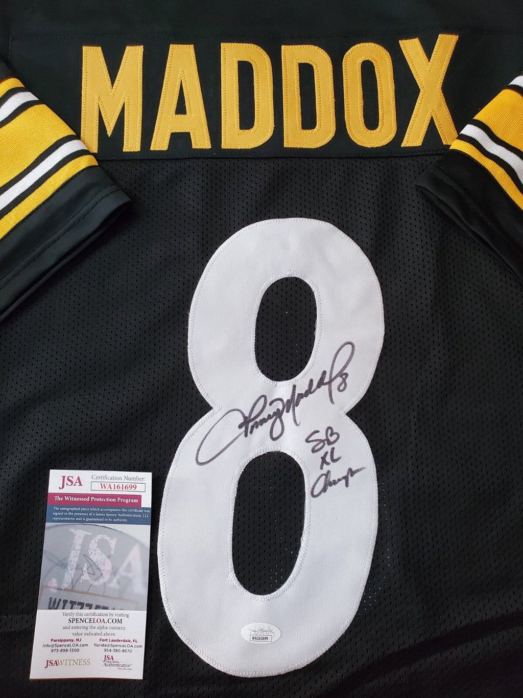 Pittsburgh Steelers Tommy Maddox Autographed Signed Inscribed Jersey Jsa Coa
