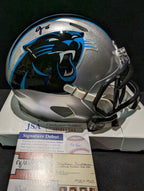 Carolina Panthers Jonathan Mingo Signed  Speed Mini Helmet Jsa Coa
