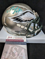 Philadelphia Eagles Nolan Smith Jr Autographed Signed Flash Mini Helmet Jsa Coa