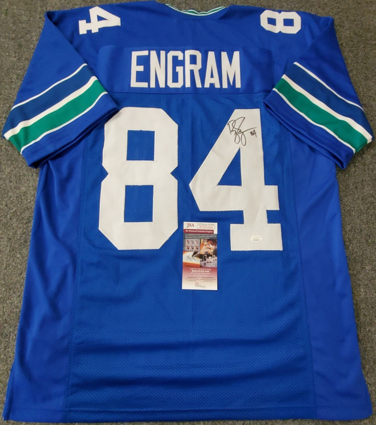 Seattle Seahawks Bobby Engram Autographed Signed Jersey Jsa  Coa