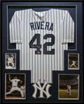 Framed N.Y. Yankees Mariano Rivera Autographed Signed Insc Jersey Beckett Holo