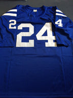 Lenny Moore Autographed Signed Insc Baltimore Colts Tb Jersey Jsa Coa