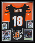 Framed Cincinnati Bengals Aj Green Autographed Jersey Jsa Coa