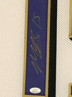 Framed Baltimore Ravens Marquise Brown Autographed Signed Jersey Jsa Coa
