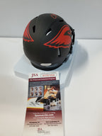 Arizona Cardinals Chase Edmonds Autographed Eclipse Mini Helmet Jsa Coa
