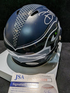 Seattle Seahawks Devon Witherspoon Signed Speed Mini Helmet Jsa Coa