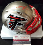 Atlanta Falcons Michael Vick Autographed Signed Flash Mini Helmet Jsa Coa