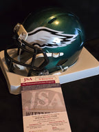 Philadelphia Eagles Nolan Smith Jr Autographed Signed Speed Mini Helmet Jsa Coa