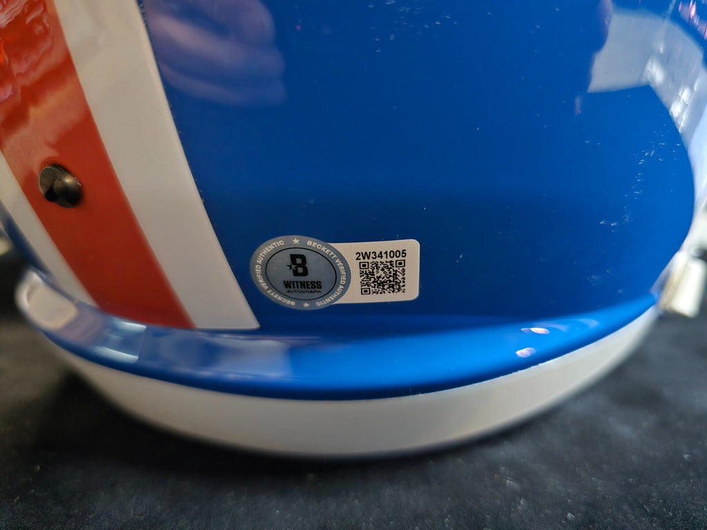 Denver Broncos Pat Surtain Ii Signed Insc Replica Full Size Helmet Beckett