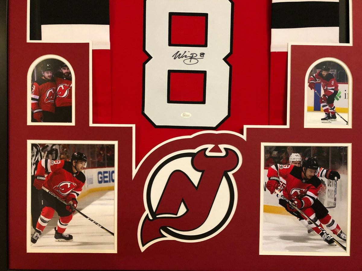 Framed New Jersey Devils Will Butcher Autographed Signed Jersey Jsa Coa